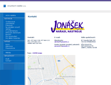 Tablet Screenshot of jonasek.cz
